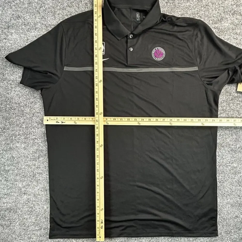 Nike NBA G League Ignite Dri-FIT Polo Men’s XL Tall Black NWT